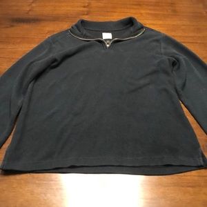 Men’s Merona Black Sweater 1/4 zip Medium